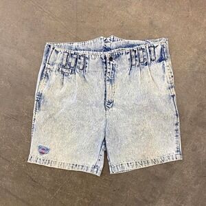Vintage Broadway Blues Y2K Acid Wash Shorts Jorts